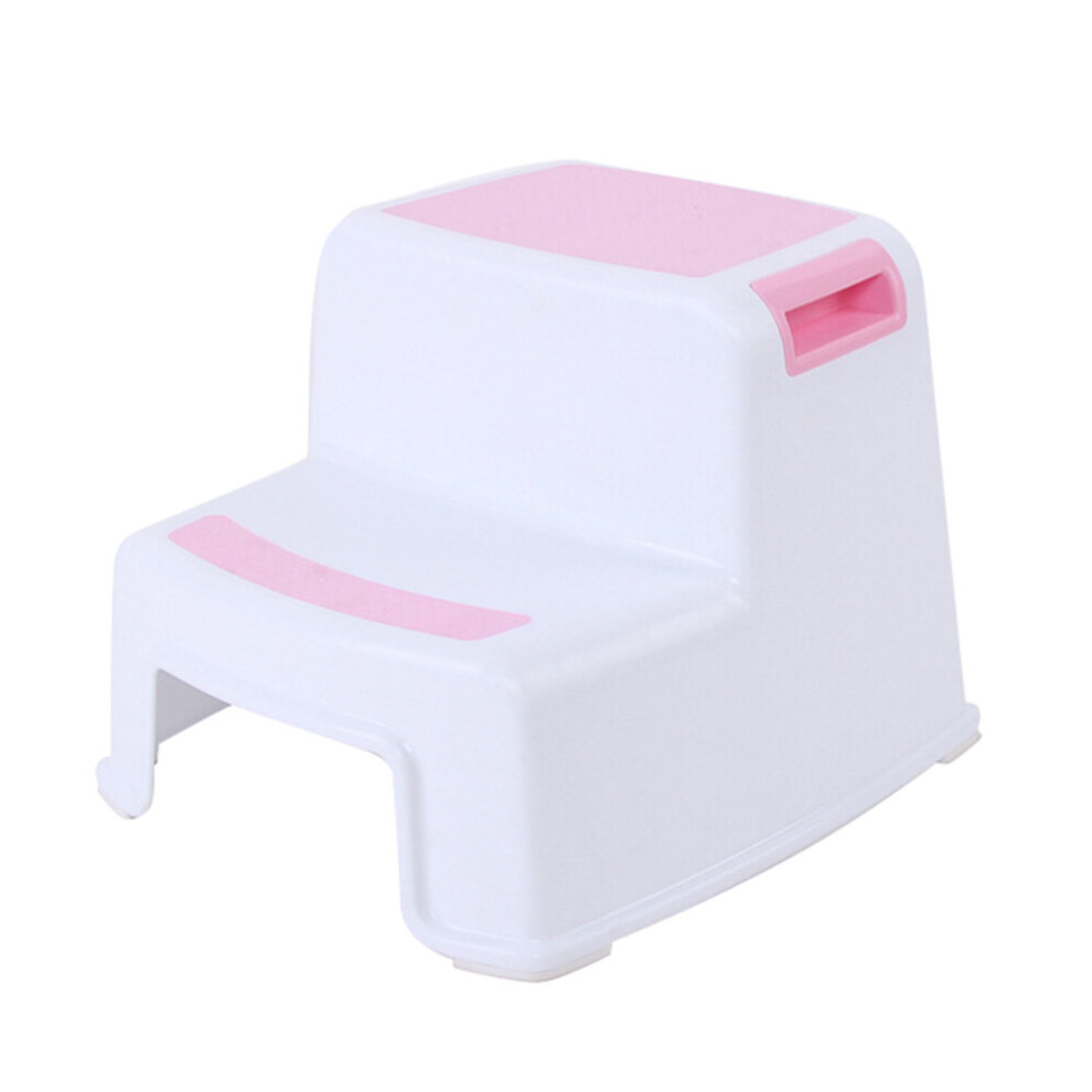 Chaochuang 2 Step Stool Toddler Kids Stool Toilet Potty Training Slip Resistant For Bathroom Kitchen