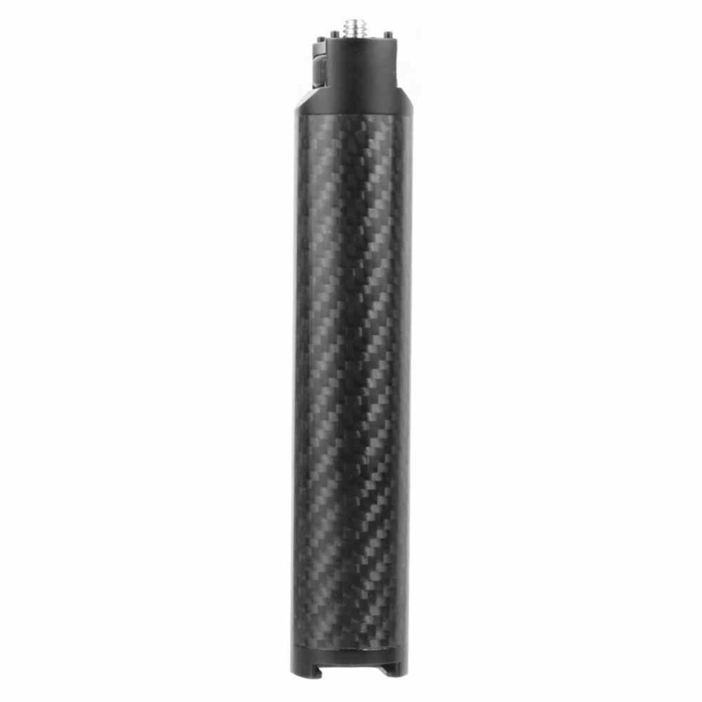 Carbon Fiber Handle Gimbal Grip 1/4" Cold Shoe Mount Adapter For Zhiyun Weebill Lab Stabilizer Handgrip For Monitor Microphone Black 777178631946