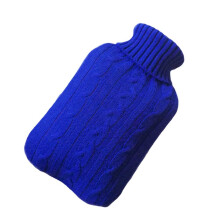 2PCS 2000ml Removable Washable Knitted Injectable Hot Water Bottle Bag Cover for Kids Adults Home School Office Indoor Outdoor Use