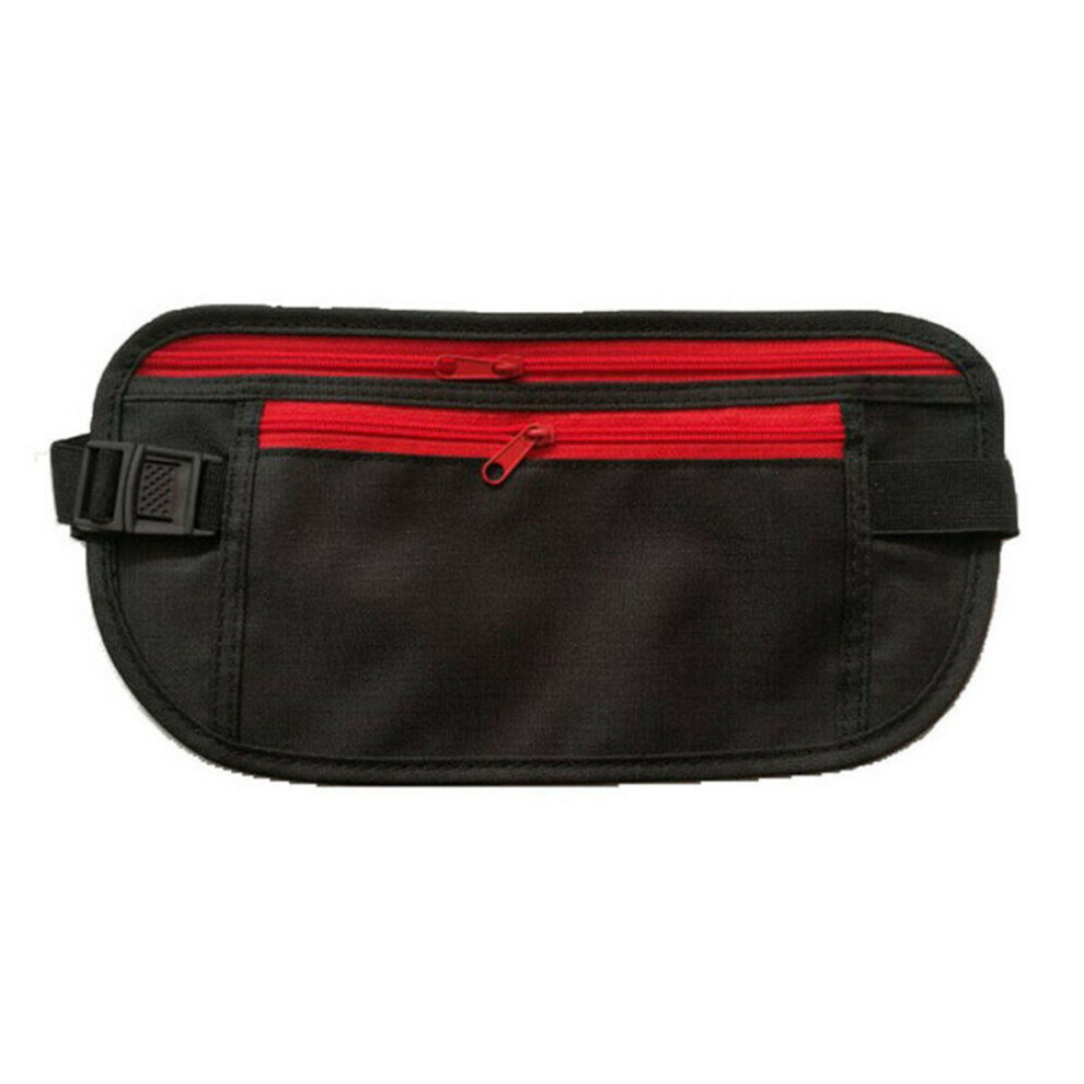 3 Pcs Travel Waist Pouch for Passport Money Belt Bag Hidden Security Wallet Black Wallet Bag Passport Pouch Holder-image-OPC-P79VKS9-NEW