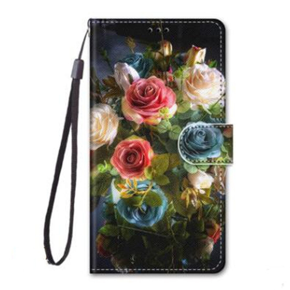 3D Cartoon Animal Flip Case For Iphone 11 Case Wallet Magnetic Pu Leather Retro Flower Cover Case 777178653603