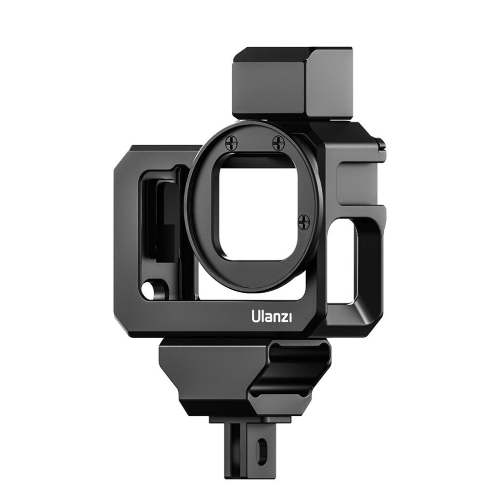 G9-5 Action Vlog Camera Cage Metal Protective Housing With Dual Cold Shoe Mount 52Mm Filter Adapter For Gopro Hero 9 777178633124