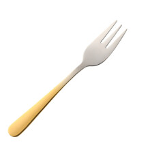 2pcs Tea Fork Set 18/8 stainless steel Small Fruit Fork Set Gold Dessert Fork For Cake Snack Gold Salad Fork dinnerware set