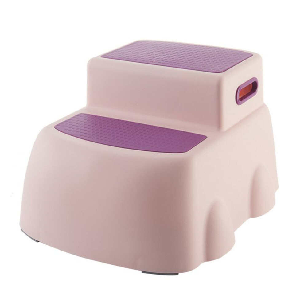 Children's double height step stool, toddler's stool, suitable for potty training in the bathroom-image-OPC-P79VMRT-NEW