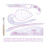 7 Piece Set High Durable Design Painting Mold Metric Ruler Set Metric Ruler Clothes Curve Sewing Ruler Drawing Stencil Making 1
