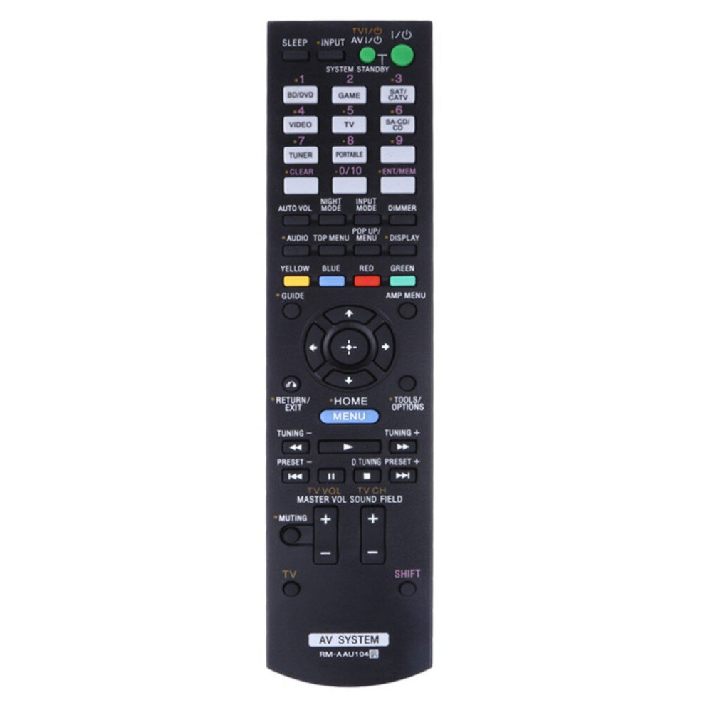 Remote Control Rm-Aau104 For Sony Audio Player Receiver 777178635654
