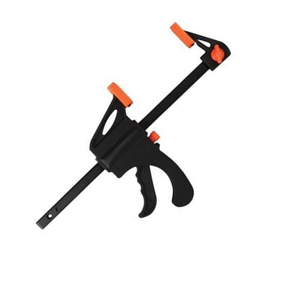 4Pcs Woodworking F Clamps, Set Of 4Pcs 100Mm 4'' F-Bar Carpenter Clip Clamps Made Of Aluminum Alloy And Plastic Fast Grip 775821396624