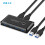 Upgraded USB 3.0 2.0 Switch Selector 2 Port PCs Sharing 4 Devices USB 2.0 for Keyboard Mouse Scanner Printer Kvm Switch Hub 2