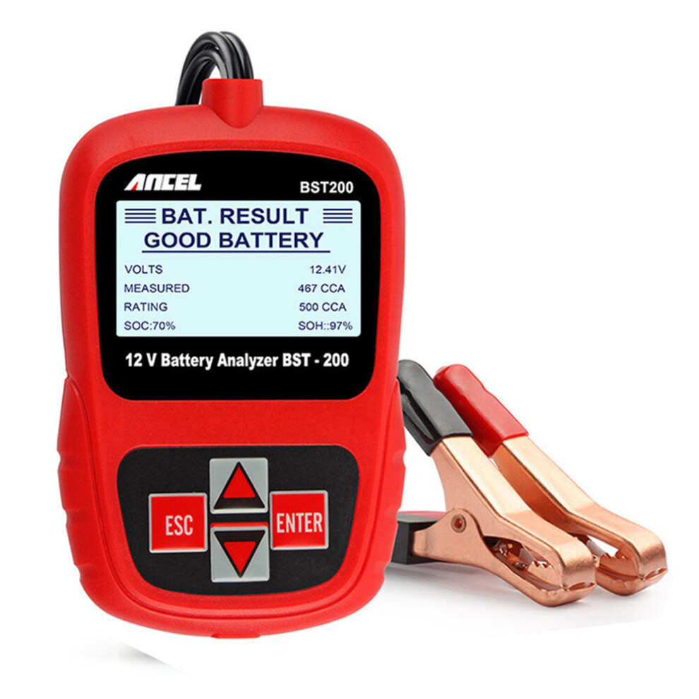 BST200 Car Battery Tester Multi Languages 12V 1100CCA Battery Analyzer Automotive Scanner Car Diagnostic Tool Free Update-image-OPC-P79VNG9-NEW
