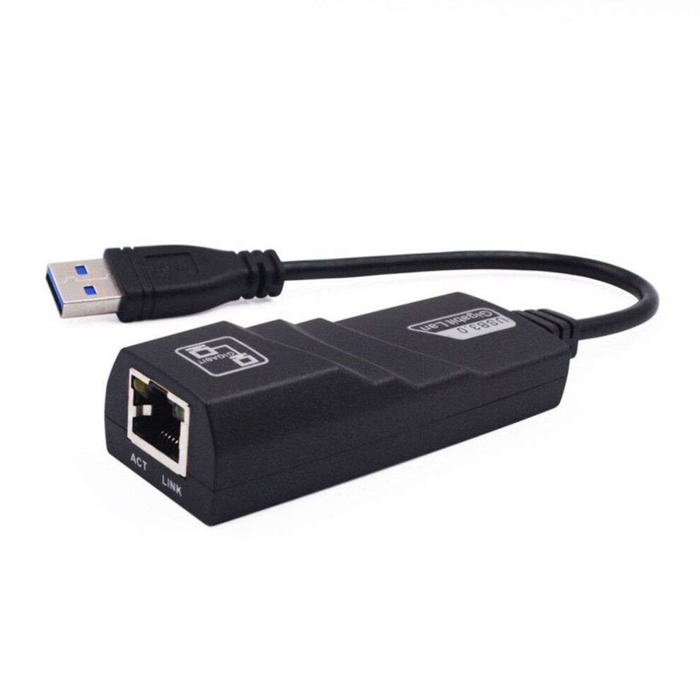 Usb 3.0 Gigabit Lan Usb 3.0 To Rj45 Gigabit Ethernet Adapter 10/100/1000Mbps Computer To Router Network Adapter 701942834752