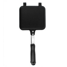 Dual-sided Kitchen Gas Non-Stick Waffle Maker Pan Mould Mold Press Plate Baking Tool Aluminum Frying Pan for Toast Sandwich