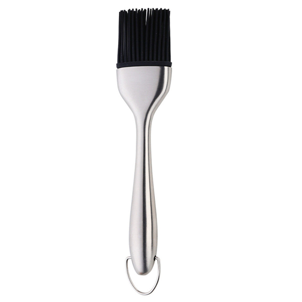 1Pc Oil brush Stainless Steel Handle Silcone Brush Gold Oil Pastry Barbecue Grill Tools Kitchen Basting Bakeware