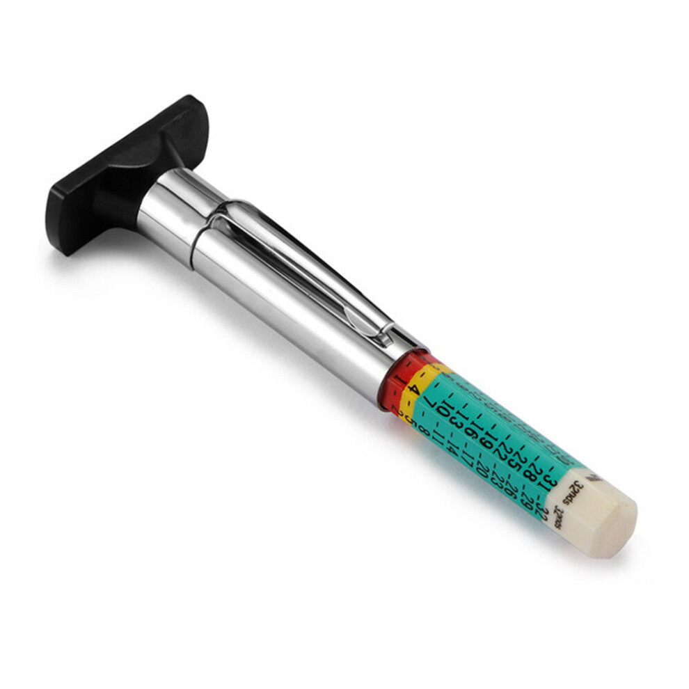 3Pcs Mini Car Tire Depth Tread Tester Universal Metric Tyre Pattern Thickness Detection Tool Auto Motorcycle Bike Tire Measurement 775821396075