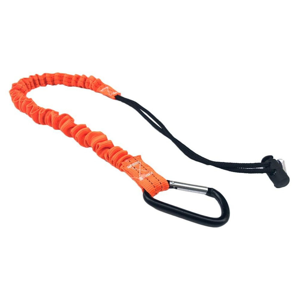 Retractable Safety Rope Telescopic Elastic Rope Tool Buckle For Climbing Accessories Safety Rope Single Carabiner Tool Lanyard 701942925436