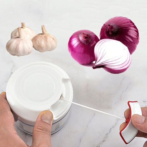 2Pcs Mini Food Garlic Vegetable Chopper Grinder Crusher Press For Nut Meat Fruit Rechargeable Onion Multi-function Processor 1