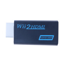1080P for Wii to HDMI Converter Support Full HD 720P 1080P 3.5mm Audio for Wii 2 HDMI Adapter for HD TV Wii PC Monitor Converter