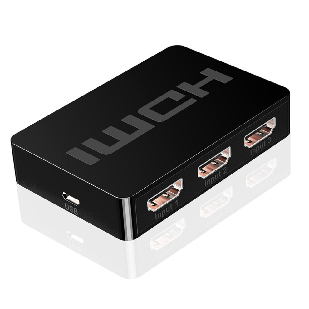 Hw-Hd301m 3 Port 1080P Hdmi Switch Box Switcher 3X1 Hdmi Splitter Selector With Remote Control For Ps4 Tv Box 701942831560