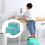 Children's stool urinal potty training non-slip bathroom kitchen two step stool is portable and stackable HUG-Deals dropship 2