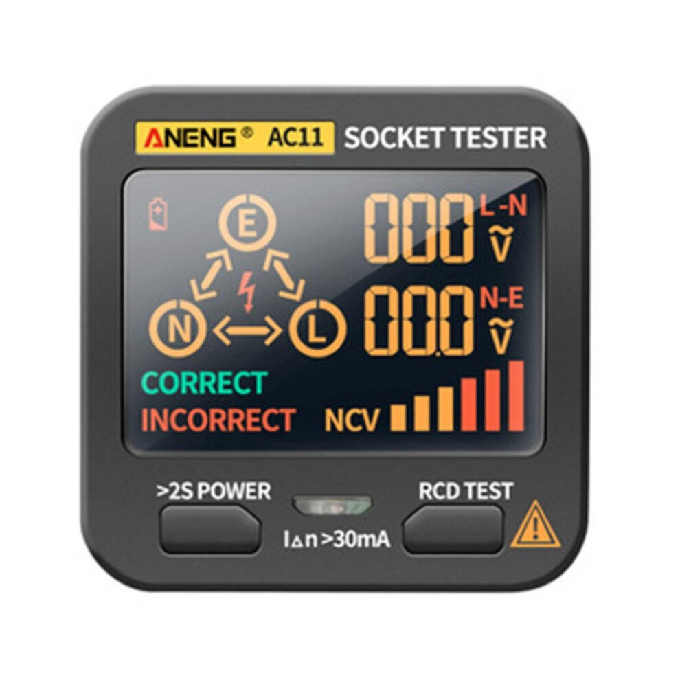 Multifunction Socket Tester Outlet Rcd Gfci Test & Bside Voltage Detector