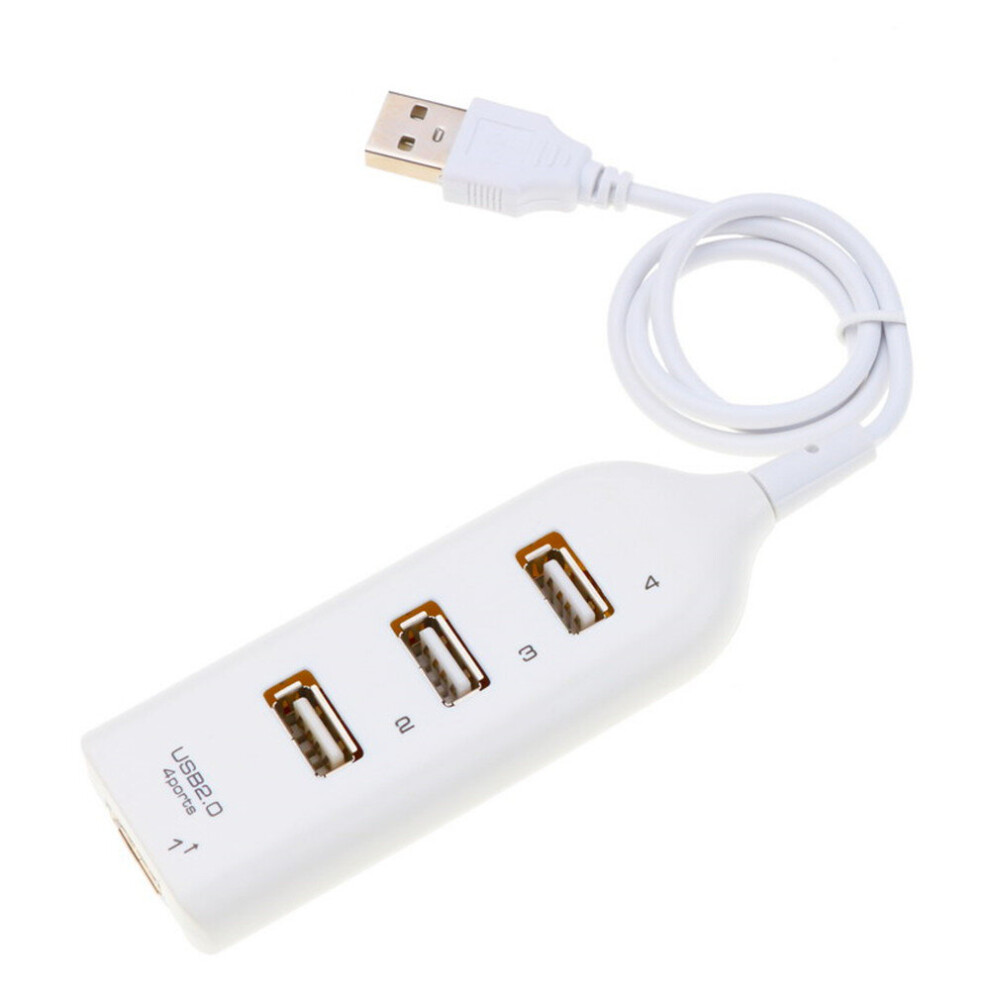 Mini 4 Port Usb Hub 2.0 High Speed Splitter Adapter With Cable Computer Peripheral 4 Ports For Pc Laptop Computer 701942860126