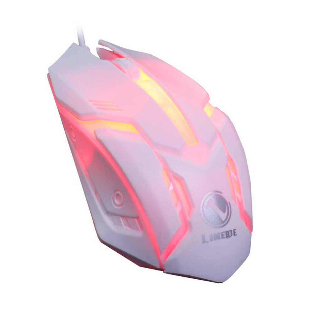 S1 E-Sports Luminous Wired Mouse Usb Wired Desktop Laptop Mute Computer Game Mouse 701942838088