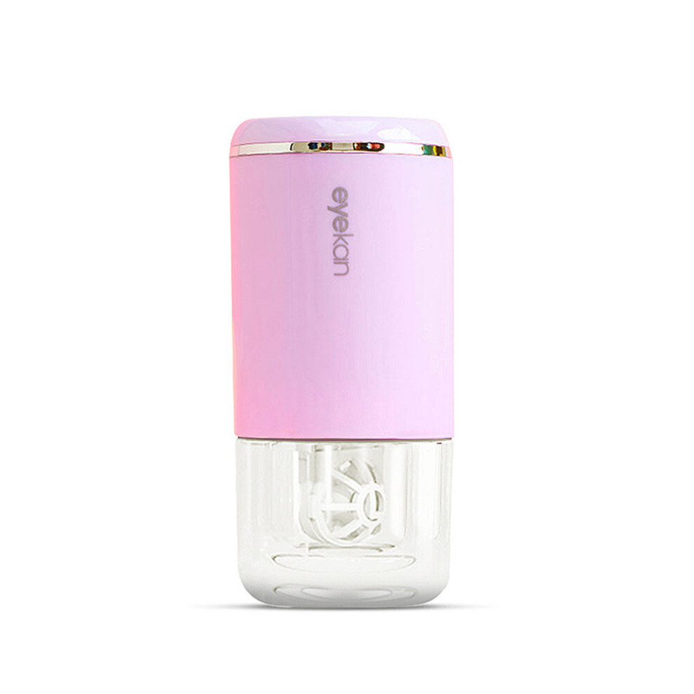 Chaochuang Purple Usb Charging Mini Lens Ultrasonic Cleaner Daily Care Cleaning Machine Contact Lens Cleaner Ultrasonic Vibration Electric Clean