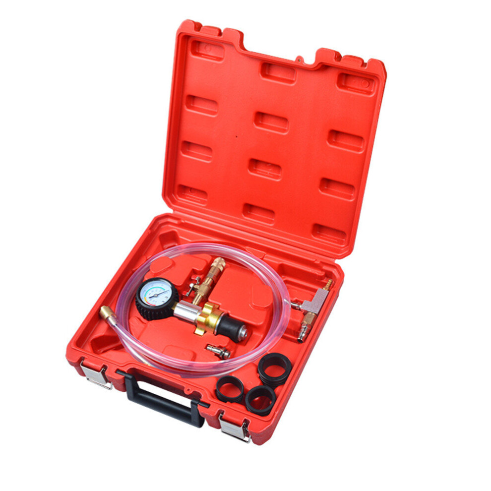 Cooling System Vacuum Purge & Refill Kit Auto Car Radiator Coolant Purging Tools Set Gauge Pt1088 775821396129