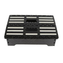 Folding Half-Step Stool Ladder - PP Anti-Skid, Lightweight for Elderly, Pregnant and Kids, Home, Bath, Car, Travel