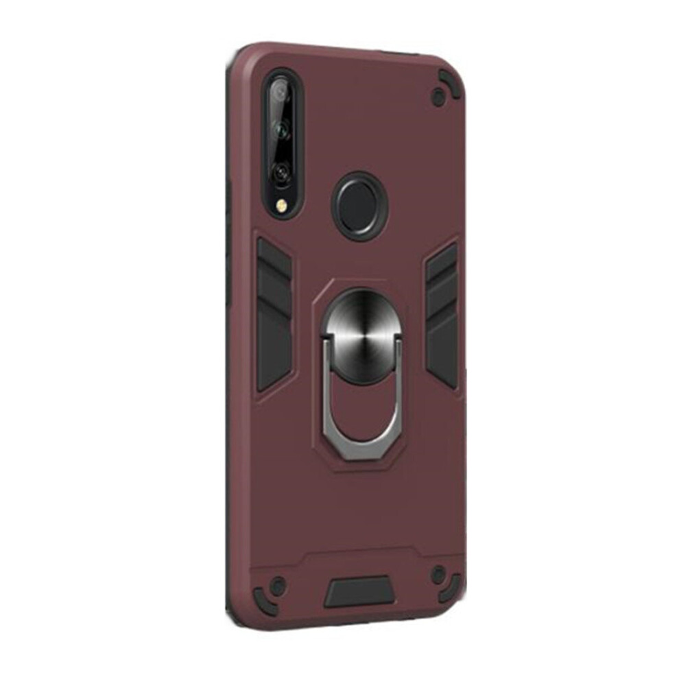 2Pc Huawei Y6 Pro 2019 Shockproof Armor Magnetic Ring Holder Phone Case Cover Stand Cover 777178681057