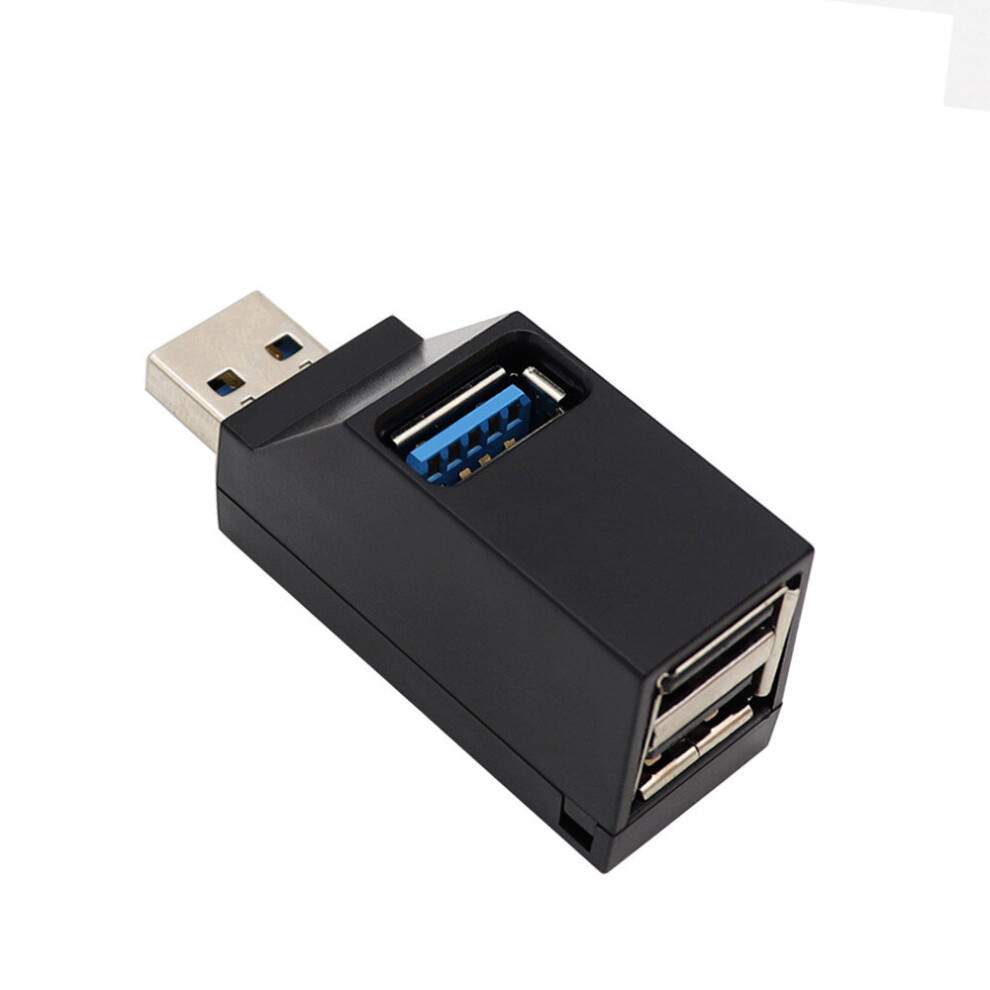 Usb 3.0 Hub Adapter Extender Mini Splitter Box 3 Ports High Speed For Pc Laptop U Disk Card Reader 701942860119