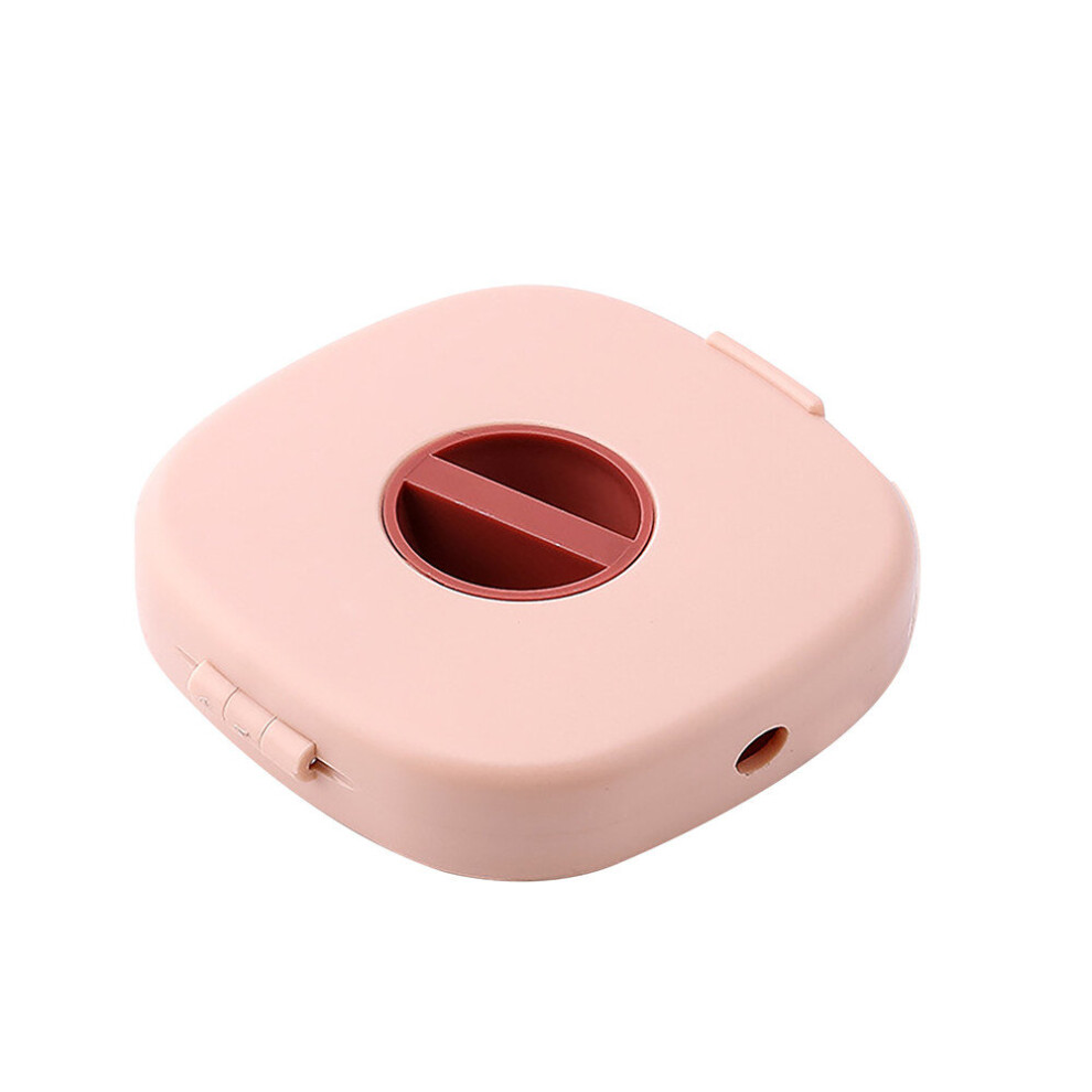 4Pcs Mini Portable Round Rotatable Data Cable Organizer Storage Box Mobile Phone Charging Cable Winder Accessories Cable Winder 777178706606