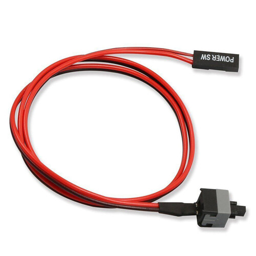 6PCS 50cm 2 Pin SW PC Power Cable On/Off Push Button  Computer Switch Wire 2