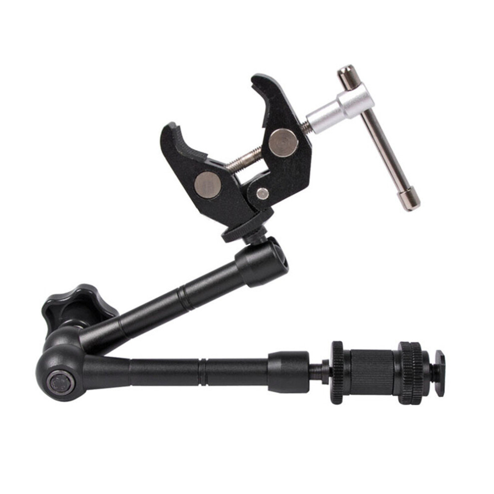 Super Clamp 11 Inches Adjustable Magic Articulated Arm For Mounting Hdmi Monitor Led Lcd Video Camera Flash Camera Dslr Light 777178629820