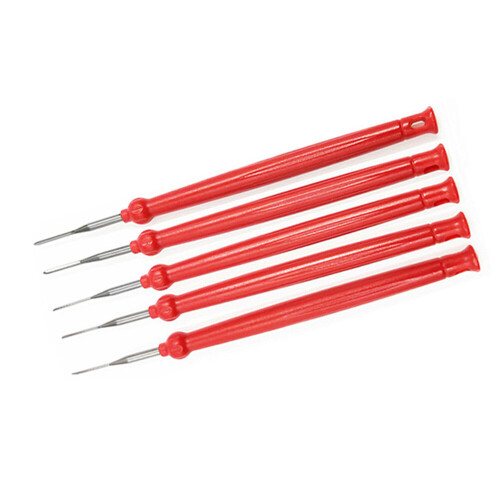 5-Piece Automotive Terminal Removal Tool Kit - Alloy Steel Pin Extractor For Wiring Harness Connectors