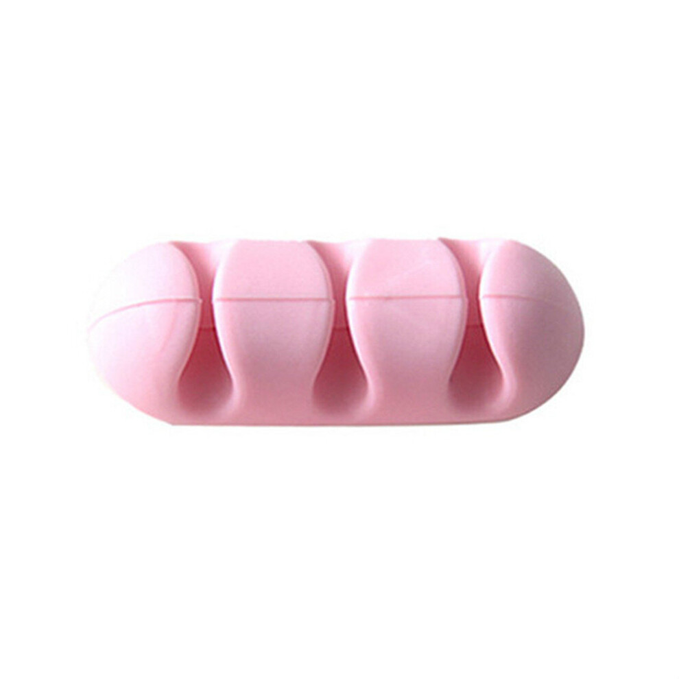 Cable Holder Silicone Cable Organizer Flexible Usb Winder Management Clips Holder For Mouse Keyboard Earphone Headset 701942851902