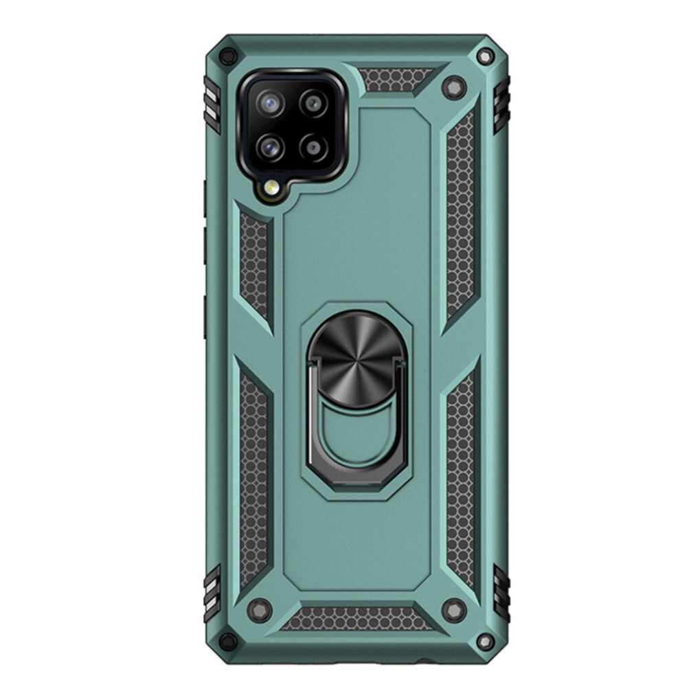 Chaochuang 2Pc Shockproof Rugged Ring Stand Fundas Cover For Samsung Galaxy A42 5G Case Coque Tpu Bumper Pc Shell