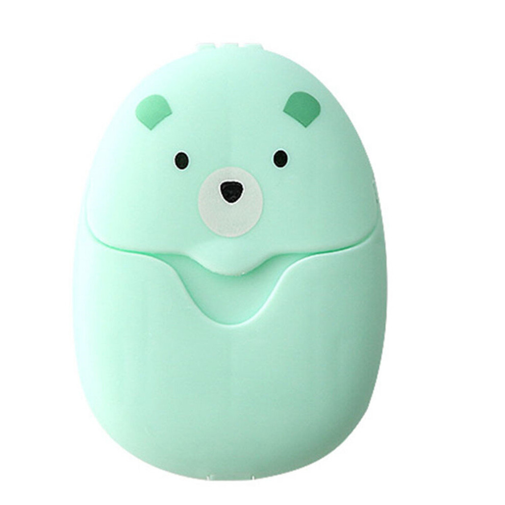 Chaochuang 3Set Mini Portable Soap Paper Scented Slice Foaming Boxed Disposable Soap Paper Outdoor Travel Bath Clean Soap Tablets