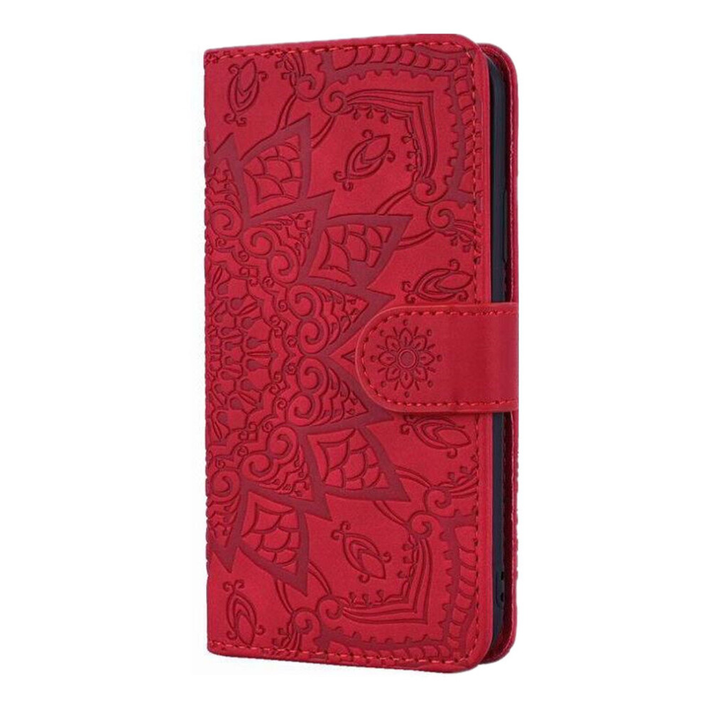 Mandala Flower Flip Case For Samsung Galaxy S20 Pu Leather Wallet Cover 777178676022