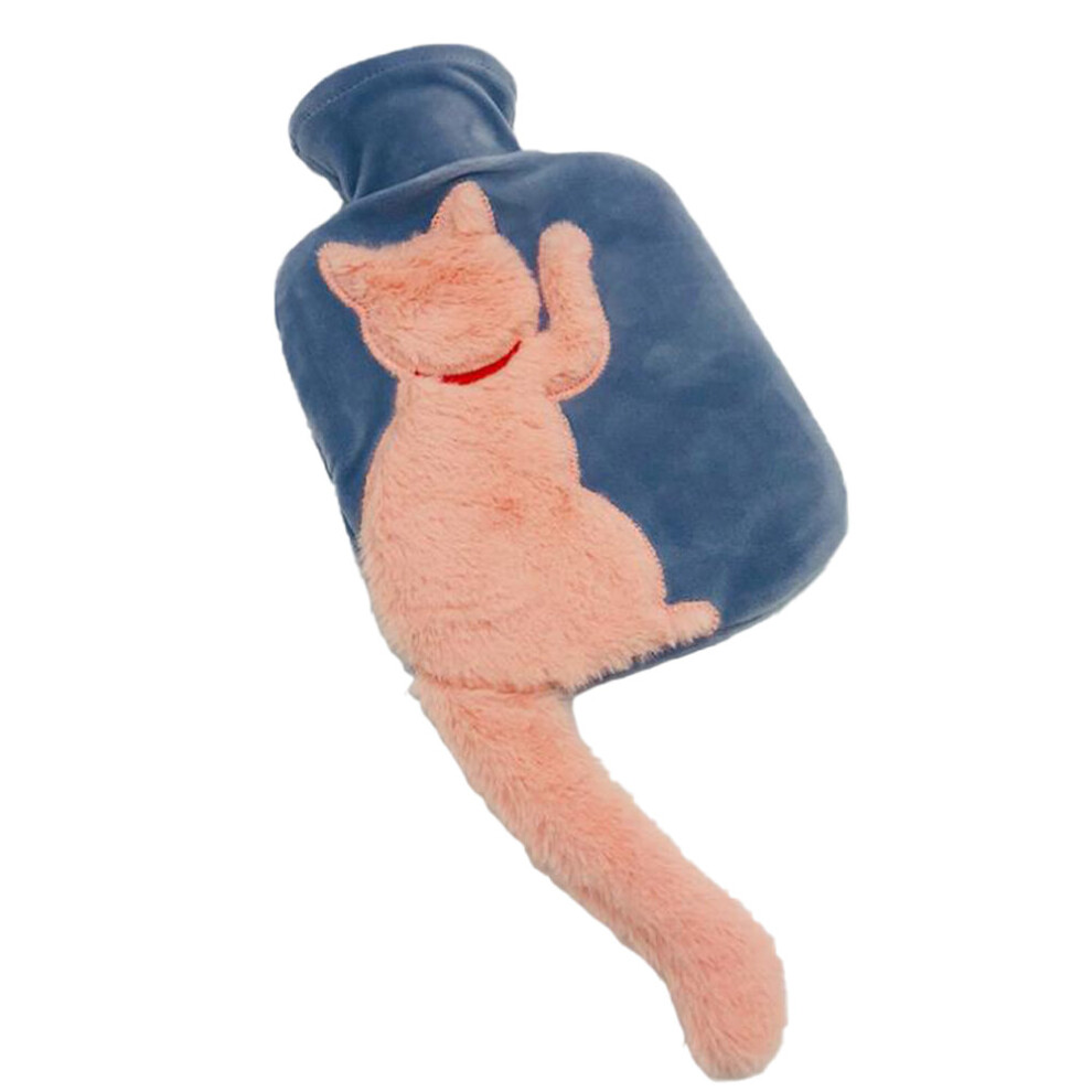 Chaochuang 1000Ml Hot Water Bag Cute Cartoon Animals Plush Pocket Portable Winter Hand Warmer Water Injection Hot Water Bottle For Women