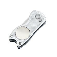 Foldable Golf Divot Repair Tool Golf Marker Pitch Cleaner Tool Golf Pitchfork Golf Accessories Putting Fork