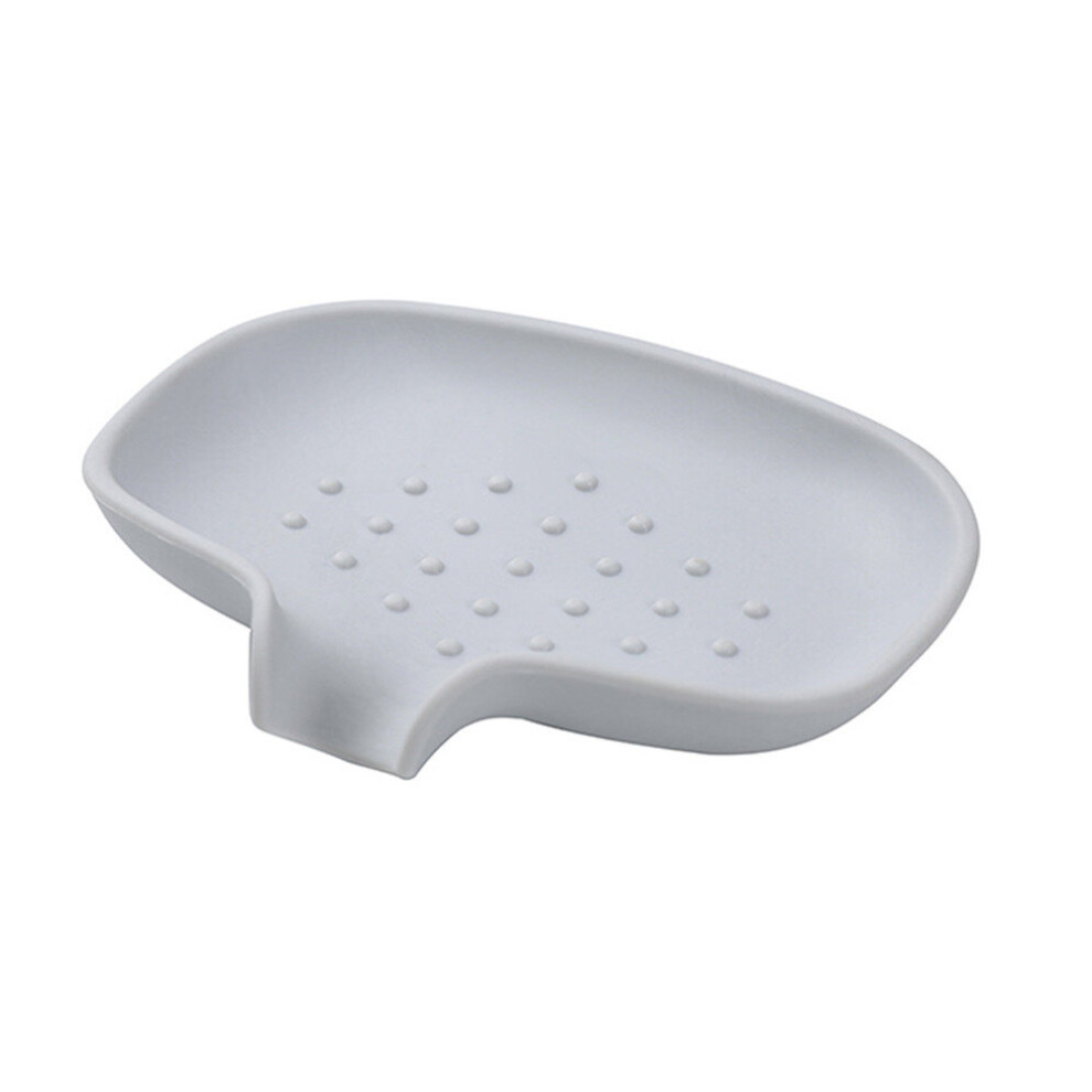 3Pcs Sponge Holder Multifunctional Soft Silicone Soap Box Soap Pot Brush Drain Box Kitchen Drain Rack Bathroom Soap Dish Plate-image-OPC-P79VQCK-NEW