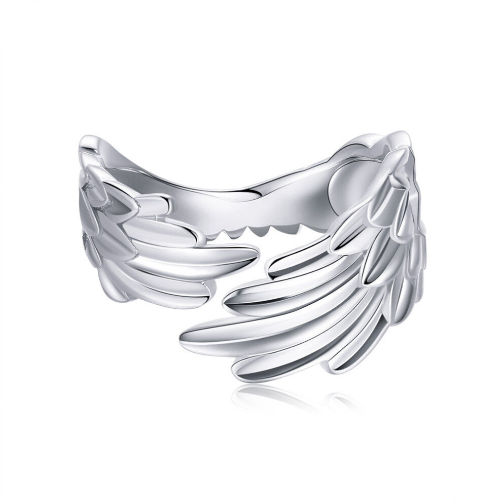 Silver plating Angel Wing Finger Ring Adjustable Design Ring for Women