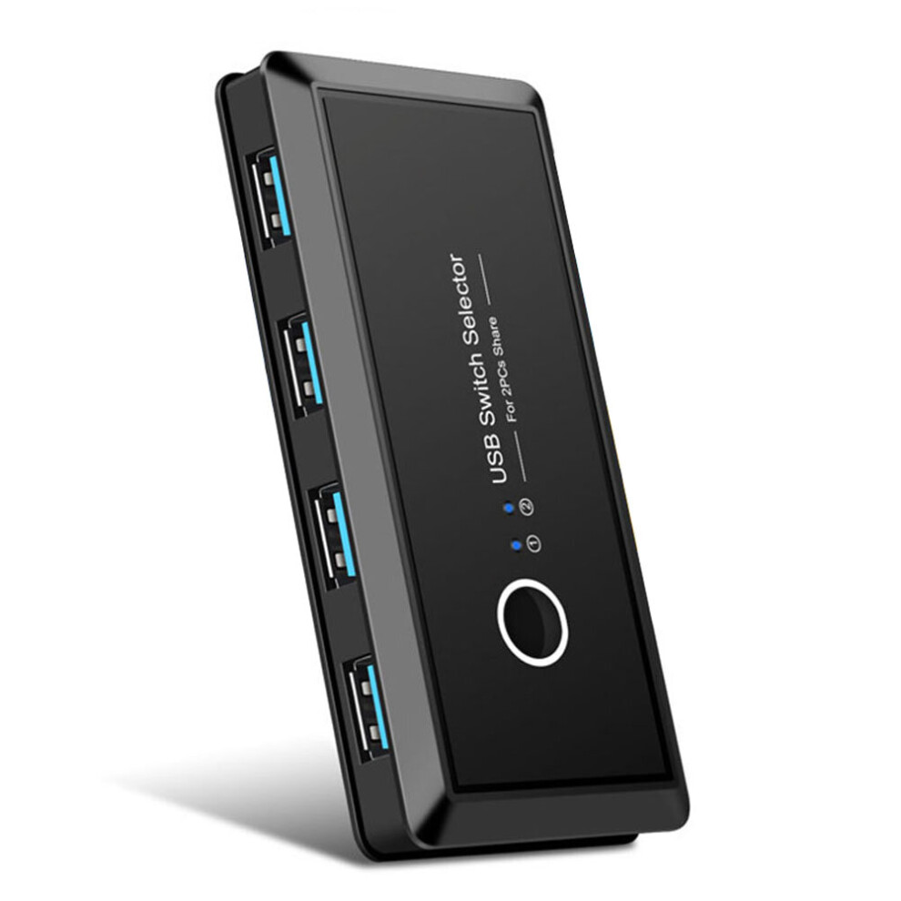 Chaochuang Computers Sharing 4 Usb Devices Kvm Switch Box Usb3.0 Switcher 2X4 Usb 2.0 Peripheral Sharing Switch For Keyboard Size 2