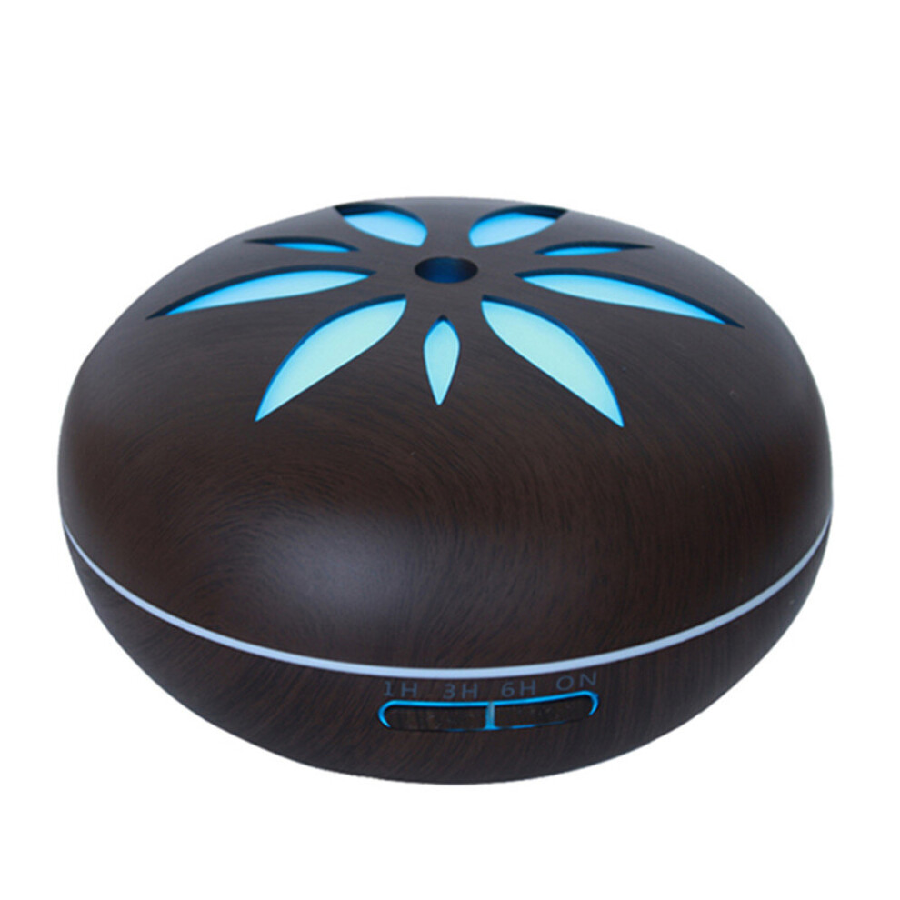 Smart Wifi Essential Oil Diffuser Compatible With Alexa 550ml Wood Grain Humidifier Ultrasonic Air Humidifier Aroma Diffuser-image-OPC-P79VVV8-NEW