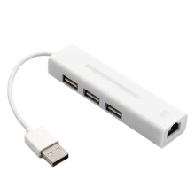 USB Ethernet USB Hub to RJ45 Lan Network Card 10/100 Mbps Ethernet Adapter for Mac iOS Laptop PC Windows RTL8152 USB 2.0 Hub