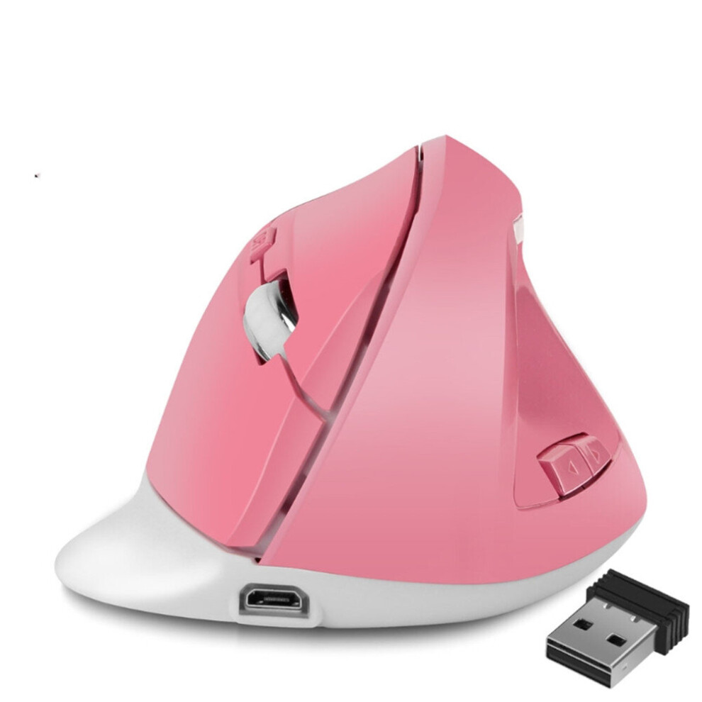 Ergonomic Wireless Mouse 1600Dpi Usb Rechargeable 2.4Ghz Optical Vertical Mice 701942839986