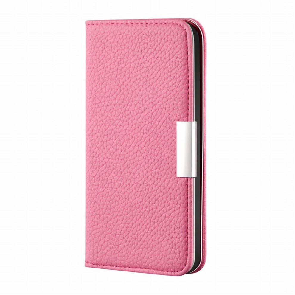 Pu Leather Flip Capa Business Phone Wallet For Case Apple Iphone Xs Max Lychee Pattern Solid Color Flip Fundas Lady Man Gray/Blue/Red 777178663688