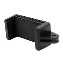 3 Pcs Portable Black Camera Accessory Adjustable Mount With 1/4 Screw Hole Phone Holder Stand Bracket Clip Tripod Adapter For GoPro