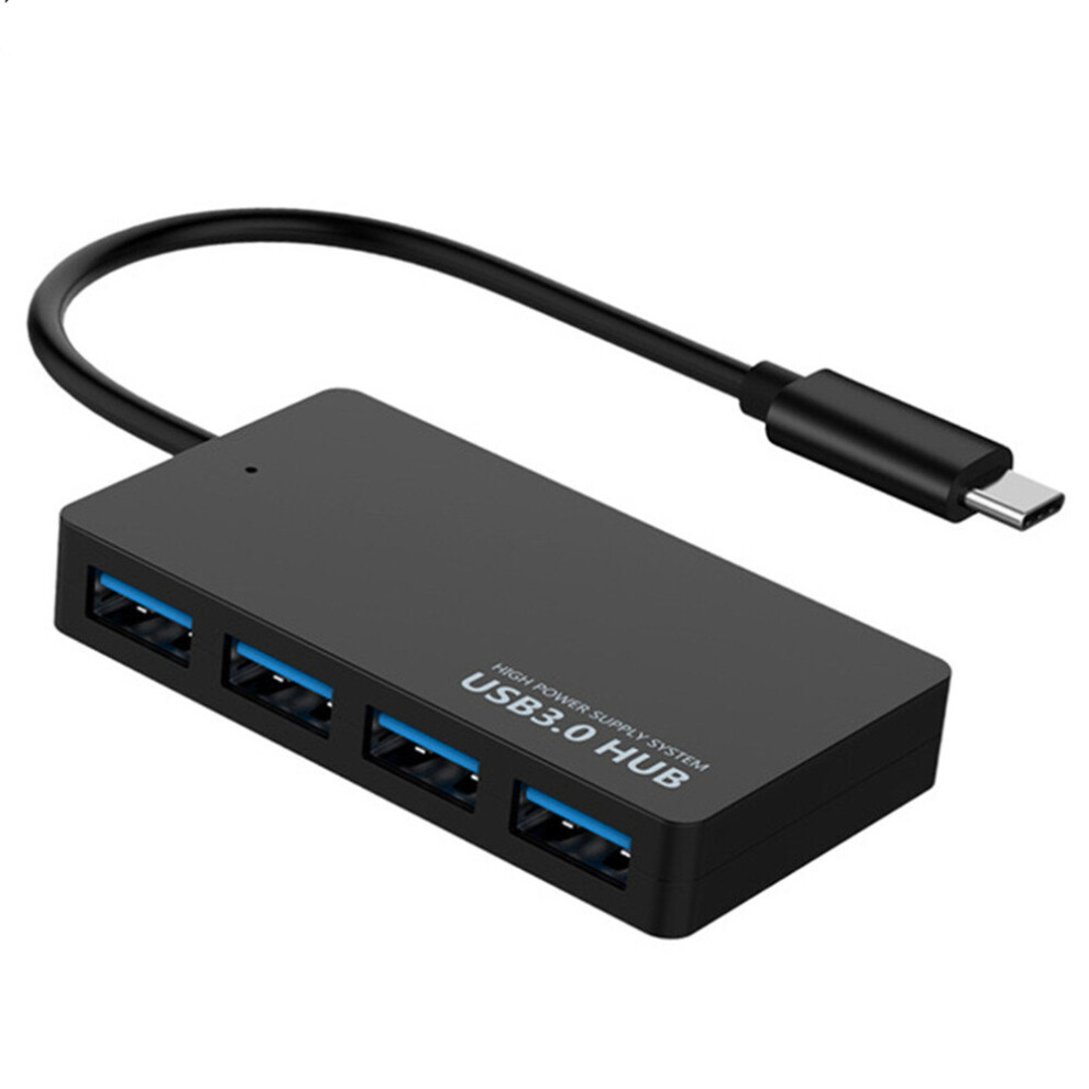 Usb Hub C Multi Usb 3.0 For Macbook Pro Air Computer Accessories Type C 3.1 Splitter 4 Port Usb C Hub Otg Hab With Power Adapter 701942858253