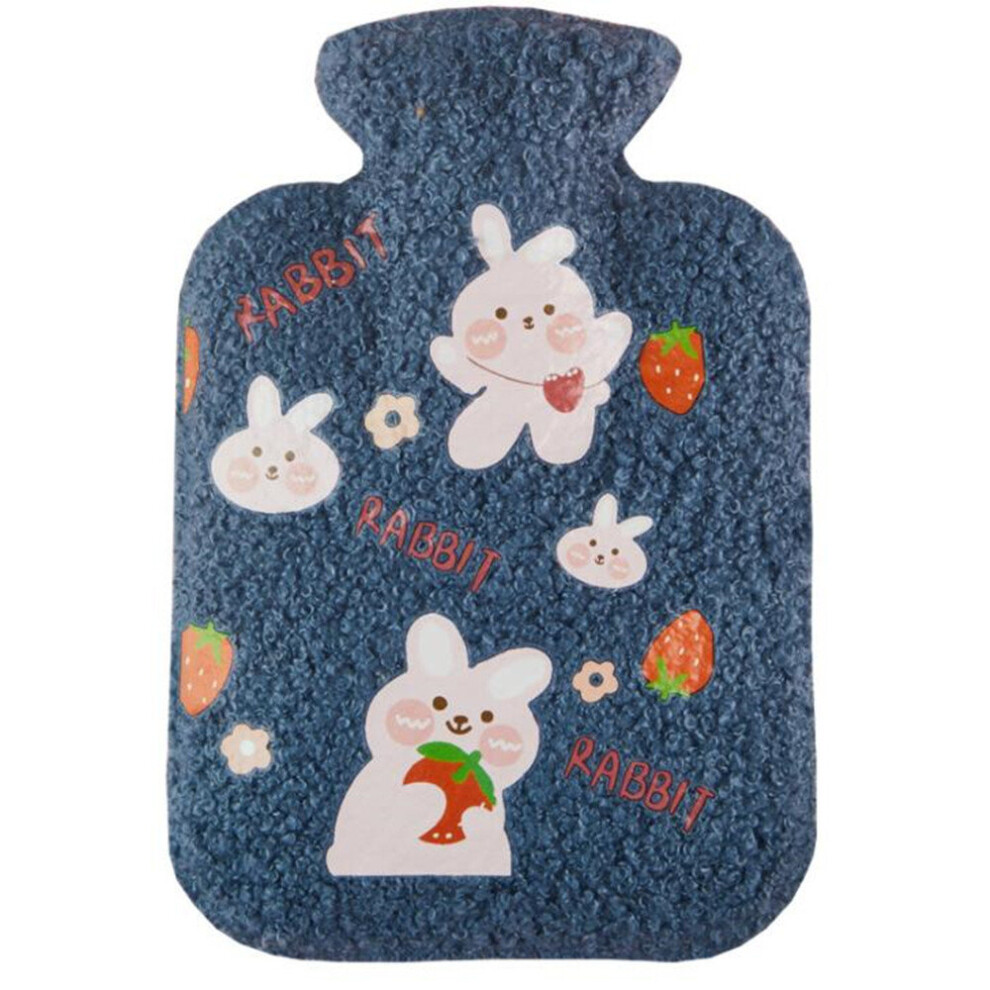 Chaochuang 3Pcs Cute Hot Water Bottle Portable Teddy Cashmere Plush Cold-Proof Fleece Bag For Women Hand Warm Water Bottle Safe Explosion-Proof